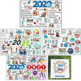 Maxbell 1000pcs Jigsaw Puzzle Adult 2020 Memorial Paper Puzzle Family Game Style3