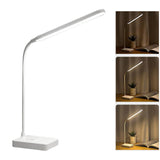 Maxbell LED Desk Lamp Table Night Light Adjustable Nightlight USB Port Plug