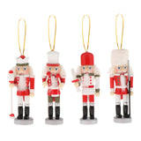Maxbell Nutcracker Soldier Classic Decor Christmas Tree Holiday Party Decor 4pcs