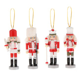 Maxbell Nutcracker Soldier Classic Decor Christmas Tree Holiday Party Decor 4pcs