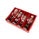 Maxbell Nutcracker Soldier Classic Decor Christmas Tree Holiday Party Decor 4pcs
