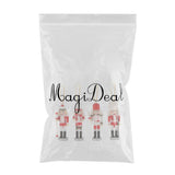 Maxbell Nutcracker Soldier Classic Decor Christmas Tree Holiday Party Decor 4pcs