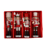 Maxbell Nutcracker Soldier Classic Decor Christmas Tree Holiday Party Decor 4pcs
