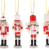 Maxbell Nutcracker Soldier Classic Decor Christmas Tree Holiday Party Decor 4pcs