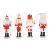 Maxbell Nutcracker Soldier Classic Decor Christmas Tree Holiday Party Decor 4pcs