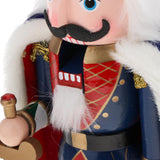 Maxbell Wooden Nutcracker Doll King with Crown Christmas Party Decoration Style 1