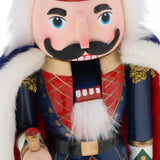 Maxbell Wooden Nutcracker Doll King with Crown Christmas Party Decoration Style 1