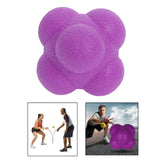 Maxbell Coordination Reflex Agility Hexagonal Tennis Fitness Reaction Ball Purple