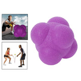 Maxbell Coordination Reflex Agility Hexagonal Tennis Fitness Reaction Ball Purple