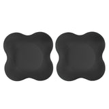 Maxbell 2pcs Nonslip Yoga Mat Knee Pad Fitness Plank Pilates Gym Square Black