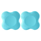 Maxbell 2pcs Nonslip Yoga Mat Knee Pad Fitness Plank Pilates Gym Square Lake Blue