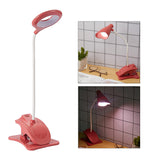 Maxbell USB Flexible LED Light Book Reading Clip-on Lamp Clamp Beside Bed Desk Table Pink 3