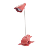 Maxbell USB Flexible LED Light Book Reading Clip-on Lamp Clamp Beside Bed Desk Table Pink 2