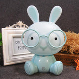 Maxbell Cute Nightlight Reading Lamp Table Light Baby Room Lighting Blue Rabbit