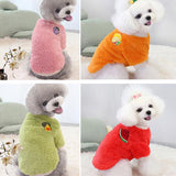 Maxbell Soft Dog Jumpsuit Winter Dog Clothes Small Puppy Coat Pet Outfits Green