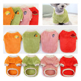 Maxbell Soft Dog Jumpsuit Winter Dog Clothes Small Puppy Coat Pet Outfits Green