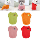 Maxbell Soft Dog Jumpsuit Winter Dog Clothes Small Puppy Coat Pet Outfits Green