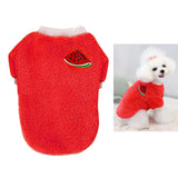 Maxbell Soft Dog Jumpsuit Winter Dog Clothes Small Puppy Coat Pet Outfits Red