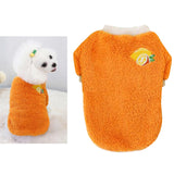 Maxbell Soft Dog Jumpsuit Winter Dog Clothes Small Puppy Coat Pet Outfits Orange