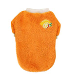 Maxbell Soft Dog Jumpsuit Winter Dog Clothes Small Puppy Coat Pet Outfits Orange