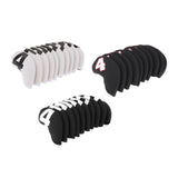 Maxbell 10Pcs Golf Iron Headcover Waterproof Head Cover Golfer Protection 4-9,A~X White