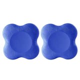 Maxbell 2pcs Nonslip Yoga Mat Knee Pad Fitness Plank Pilates Gym Square Dark Blue