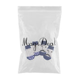 Maxbell 4 Cute Pet Cat Puppy Dog Socks Anti-slip Paw Protector L Blue Beard