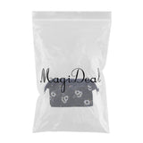 Maxbell Womens Make Up Bag Small Printed Cosmetic Pouch Funny Cute Wash Bag Toiletry Black Flower