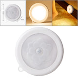 Maxbell LED Small Motion Sensor Night Lights for Kitchen Hallway Indoor Living Room warm light 3000K