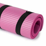 Maxbell 60x25cm Non-Slip Yoga Mat Knee Pad Cushion Exercise Plank Pilates Travel Gym Pink