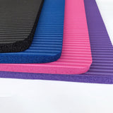 Maxbell 60x25cm Non-Slip Yoga Mat Knee Pad Cushion Exercise Plank Pilates Travel Gym Pink