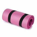 Maxbell 60x25cm Non-Slip Yoga Mat Knee Pad Cushion Exercise Plank Pilates Travel Gym Pink