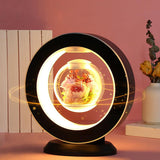 Maxbell Levitating Air Preserved Flower Light up LED Light Magnetic Bonsai Black