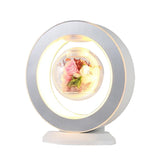 Maxbell Levitating Air Preserved Flower Light up LED Light Magnetic Bonsai White