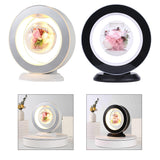 Maxbell Levitating Air Preserved Flower Light up LED Light Magnetic Bonsai White