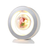 Maxbell Levitating Air Preserved Flower Light up LED Light Magnetic Bonsai White