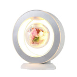 Maxbell Levitating Air Preserved Flower Light up LED Light Magnetic Bonsai White