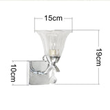 Maxbell LED Wall Light Bathroom Wall Sconce Lighting Wall Lamp Fixtures Glass Shade