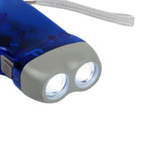 Maxbell Hand Crank Flashlight 2-LED Dynamo Handpress Lights No Batteried Required