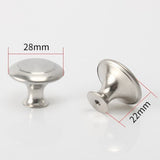 Maxbell 20x Door Knobs Cabinet Handles Cupboard Drawer Kitchen Stainless Steel DIY