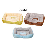 Maxbell Soft Warm Pet Bed Dog Cat Cozy Cushion Mats Plush Bed Blanket Green 43x30CM