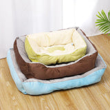 Maxbell Soft Warm Pet Bed Dog Cat Cozy Cushion Mats Plush Bed Blanket Green 43x30CM