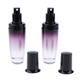 Maxbell 2Pcs Glass Perfume Empty Bottle Atomizer Pump Sprayer Refillable Travel 50ML