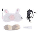 Maxbell Cute 3D USB Steam Heating Eye Mask Sleeping Mask Soft Eyes Eyemask Cassia seed