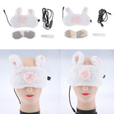 Maxbell Cute 3D USB Steam Heating Eye Mask Sleeping Mask Soft Eyes Eyemask Cassia seed