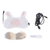 Maxbell Cute 3D USB Steam Heating Eye Mask Sleeping Mask Soft Eyes Eyemask Cassia seed