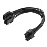 Maxbell Double 6Pin to 8Pin Graphics Card Power Supply Cable Line (20cm)