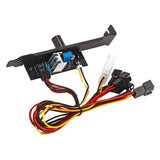 Maxbell Cooler Cooling Fan Speed Controller 3 Channels 3pin PC 12V Power PCI Bracket