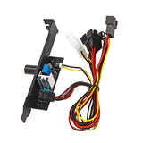 Maxbell Cooler Cooling Fan Speed Controller 3 Channels 3pin PC 12V Power PCI Bracket