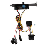 Maxbell Cooler Cooling Fan Speed Controller 3 Channels 3pin PC 12V Power PCI Bracket